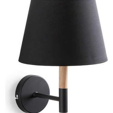 Lámpara Aplique De Pared Nórdico Metal Madera Moderno