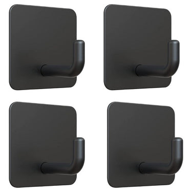 Set X4 Gancho Perchero Multiuso Acero Adhesivo Baño Cocina