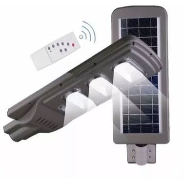 Foco Solar Led 90w Exterior C/ Sensor Y Control+ Brazo Metal