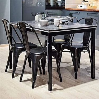 Set X4 Sillas Tolix Metal Comedor Living Jardin Vintage