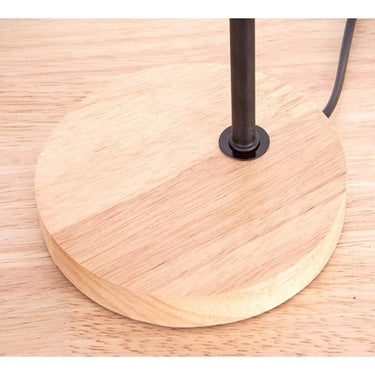Lampara De Escritorio Metal Madera Retro Vintage Industrial