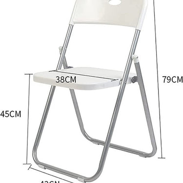 Set X2 Silla Plegable Plástica Oficina Exteriores Jardín